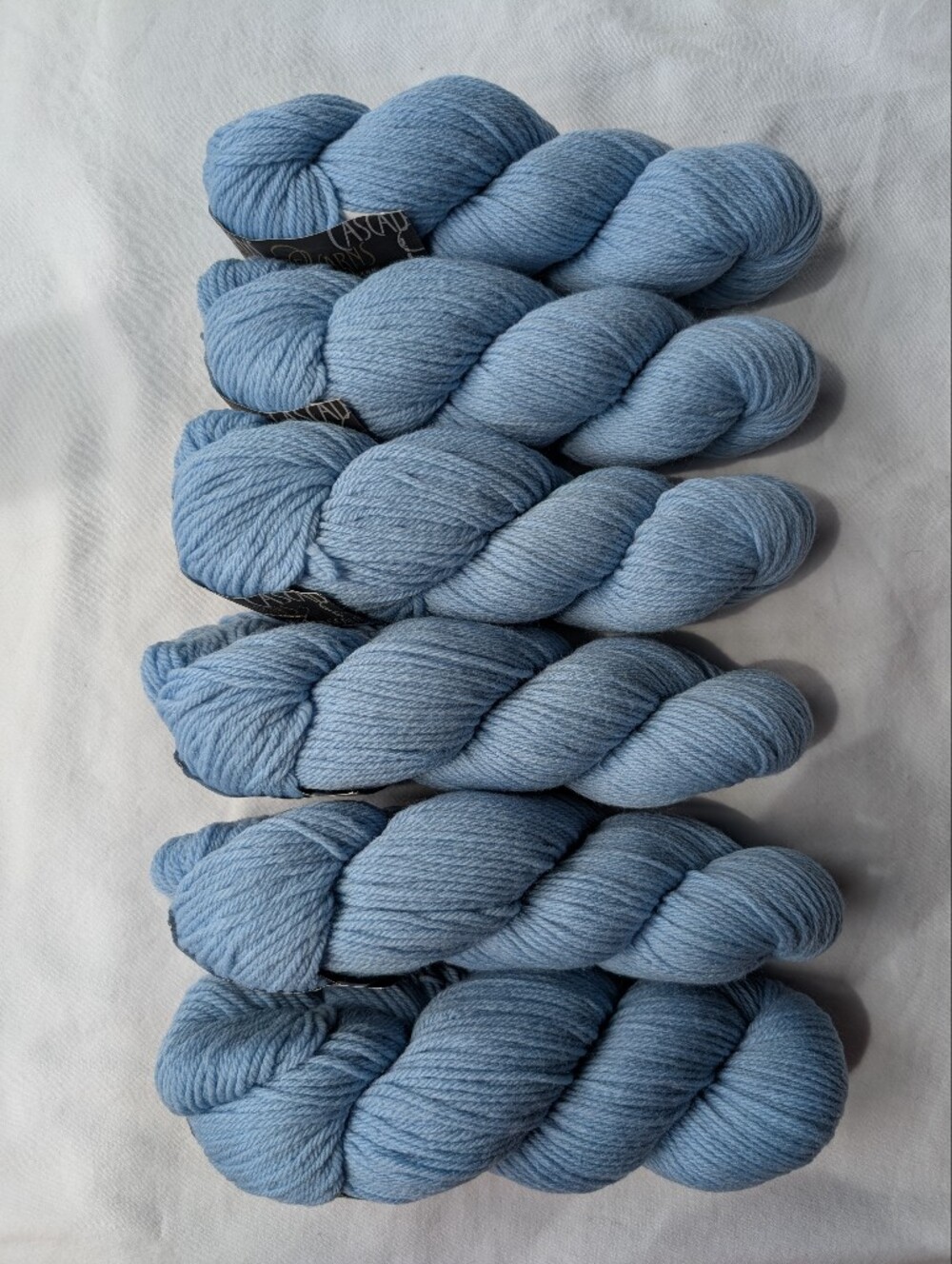 Cascade Yarns Cascade 220 Wool Yarn Light Blue - 6 Skeins - Picture 5 of 8